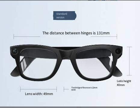 AI Camera Smart Glasses — Record, Listen & Connect Hands-Free