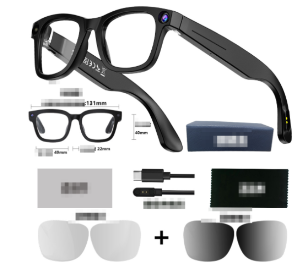AI Camera Smart Glasses — Record, Listen & Connect Hands-Free