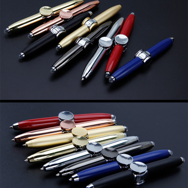 LED Spinning Pen — Light-Up Trick Pen for Desk & Fidget Fun