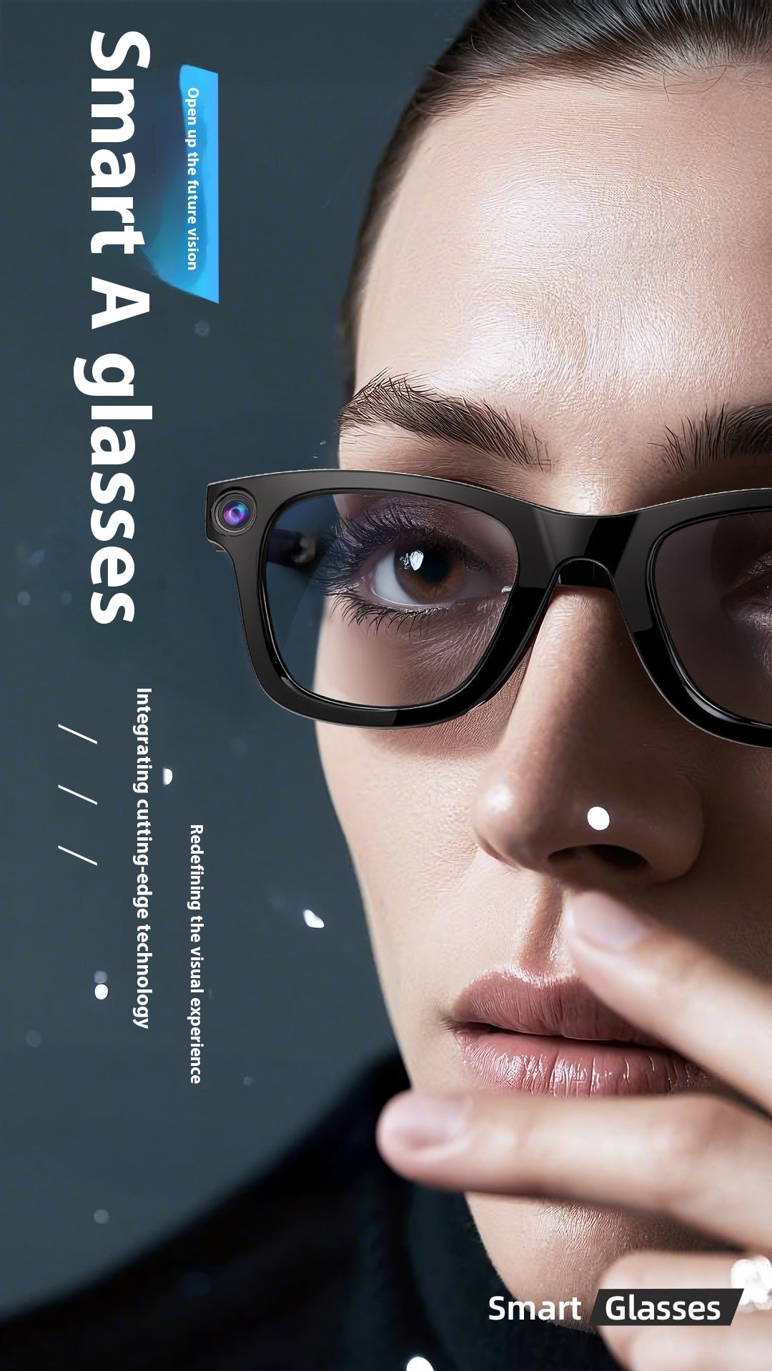 AI Camera Smart Glasses — Record, Listen & Connect Hands-Free