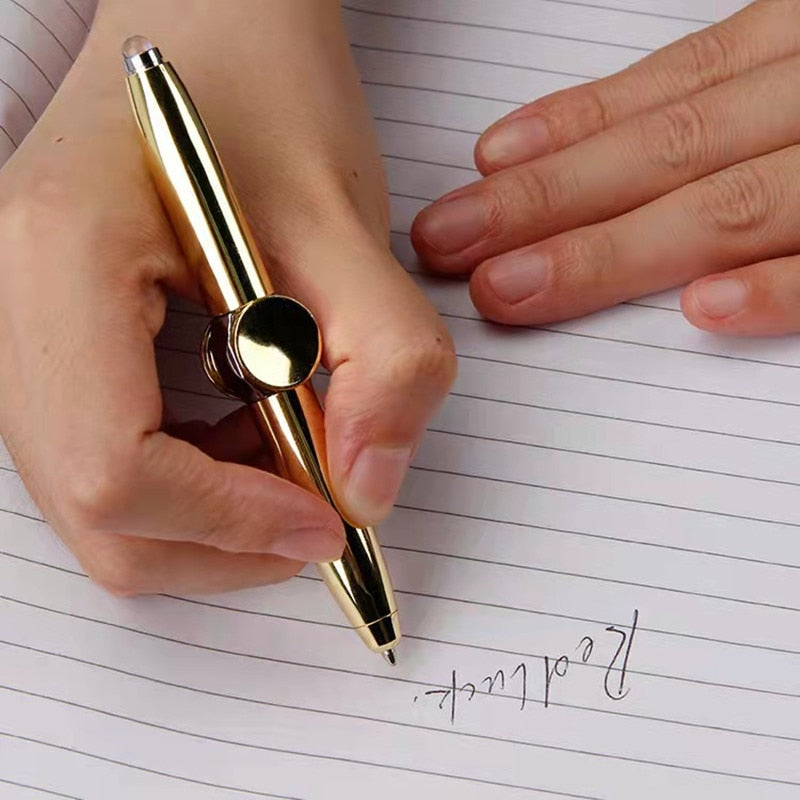 LED Spinning Pen — Light-Up Trick Pen for Desk & Fidget Fun