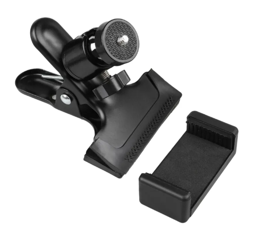 Guitar Phone Mount — Clip-On Stand for Sheet Music & Video Recording